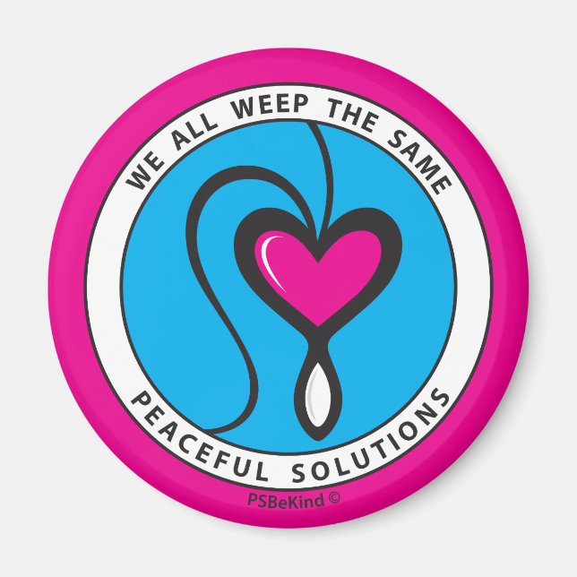 Imã Todos Nós Gritamos O Mesmo Magnet 1_Round De 2,25" (Frente)