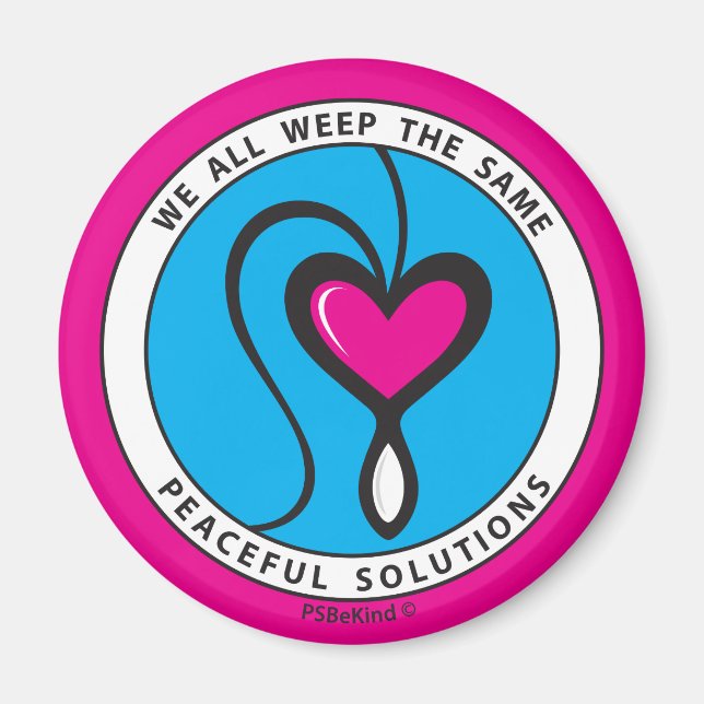 Imã Todos Nós Gritamos O Mesmo Magnet 1_Round De 2,25" (Frente)