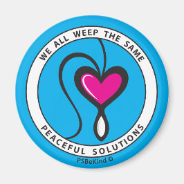 Imã Todos Nós Gritamos O Mesmo Magnet 3_Round De 2,25"