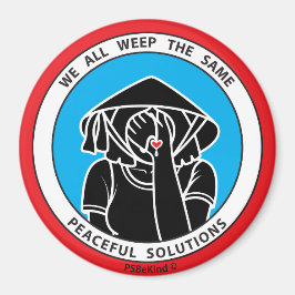 Imã Todos Nós Gritamos O Mesmo Magnet De 4 Red_3"