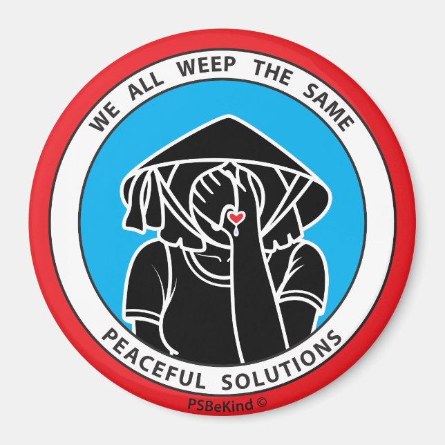 Imã Todos Nós Gritamos O Mesmo Magnet De 4 Red_3" (Frente)