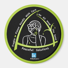 Imã Todos Nós Gritamos O Mesmo Magneta Redonda De 2,3"