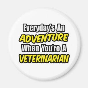 Imã Todos os dias é uma aventura... veterinária