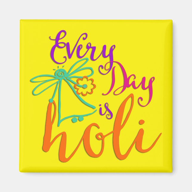 Imã Todos os dias são Holi e o seu apoio. & ideias (Frente)