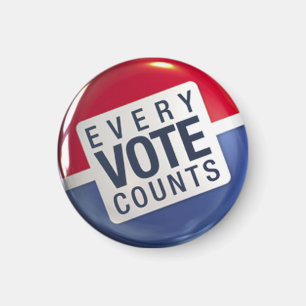 Imã Todos os votos Contam o ímã eleitoral