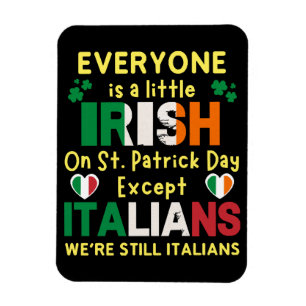 Ímã Todos São Um Pouco Irlandeses No Dia De São Patríc