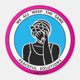 Imã Todos Usamos O Mesmo Magnet De 2 Pink_3"