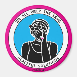 Imã Todos Usamos O Mesmo Magnet De 2 Pink_3"