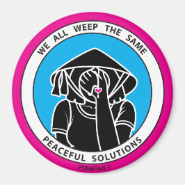 Imã Todos Usamos O Mesmo Magnet De 4 Pink_3"