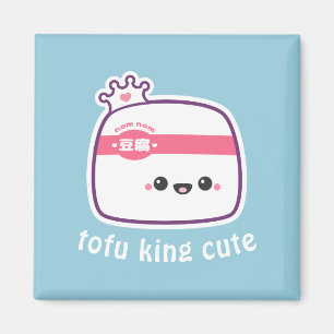 Imã Tofu engraçado bonito super