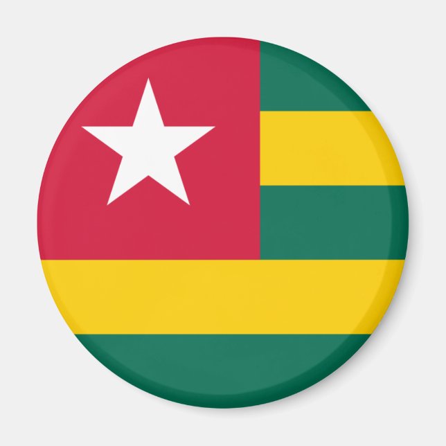 Imã Togo Flag Magnet (Frente)