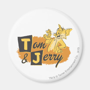 Imã Tom and Jerry Mouse In Paw Logo