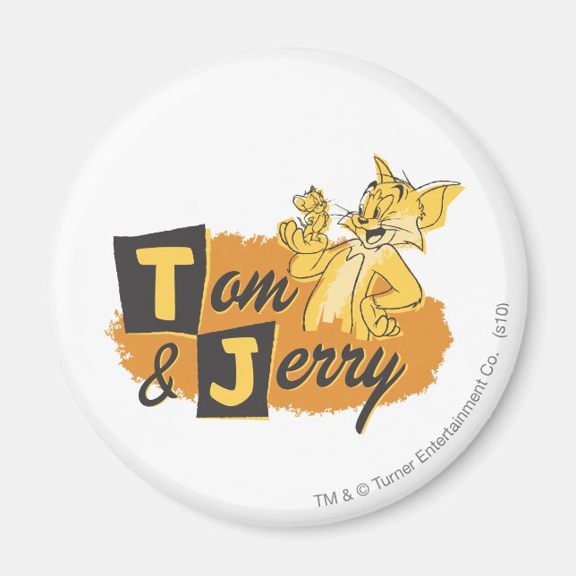 Imã Tom and Jerry Mouse In Paw Logo (Frente)