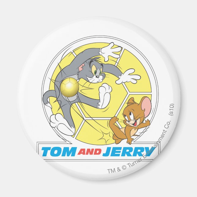 Imã Tom and Jerry Soccer (Football) 8 (Frente)