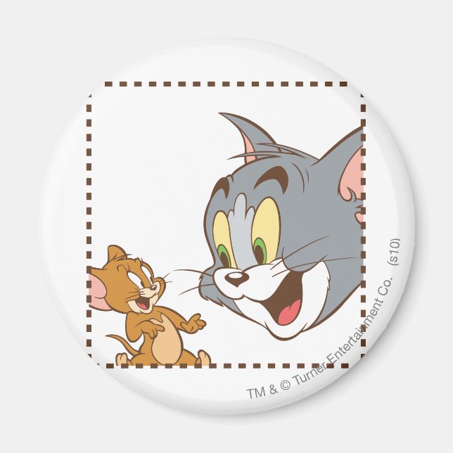 Imã Tom and Jerry Stamp (Frente)