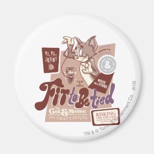 Imã Tom e Jerry Ajustados de serem amarrados