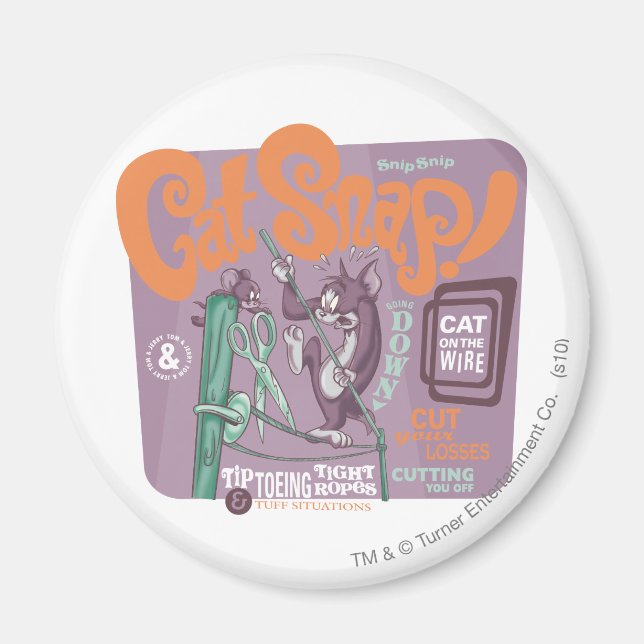 Imã Tom e Jerry Cat Snap (Frente)