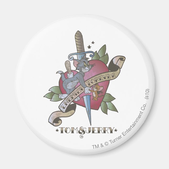 Imã Tom e Jerry Enemies para sempre 2 (Frente)