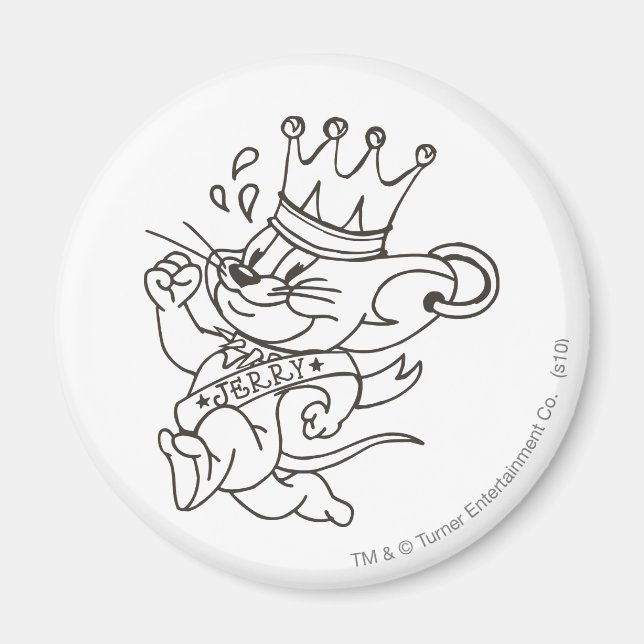 Imã Tom e Jerry King Jerry (Frente)