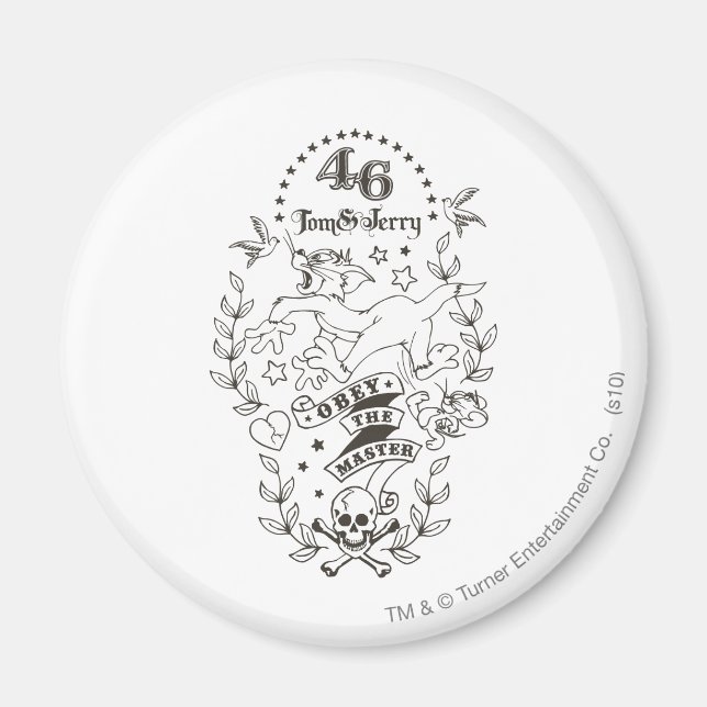 Imã Tom e Jerry Obey O Mestre 1 (Frente)