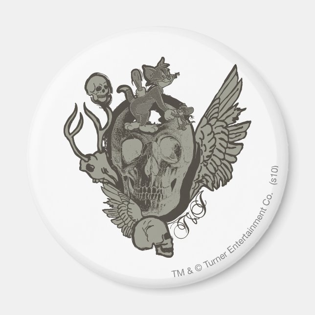 Imã Tom e Jerry Skull (Frente)