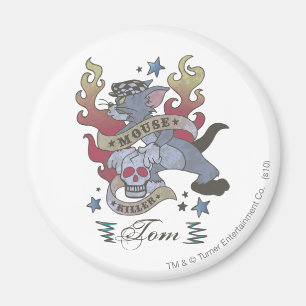 Imã Tom Mouse Killer Tatuagem 2