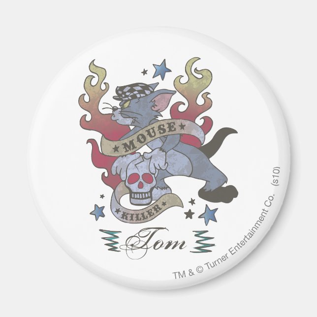 Imã Tom Mouse Killer Tatuagem 2 (Frente)