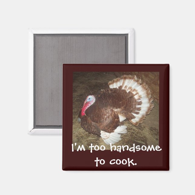 Imã Tom Turquia Magnet (Front/Back)