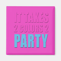 Toma 2 Cores, 2 Partes, cor-de-rosa azul