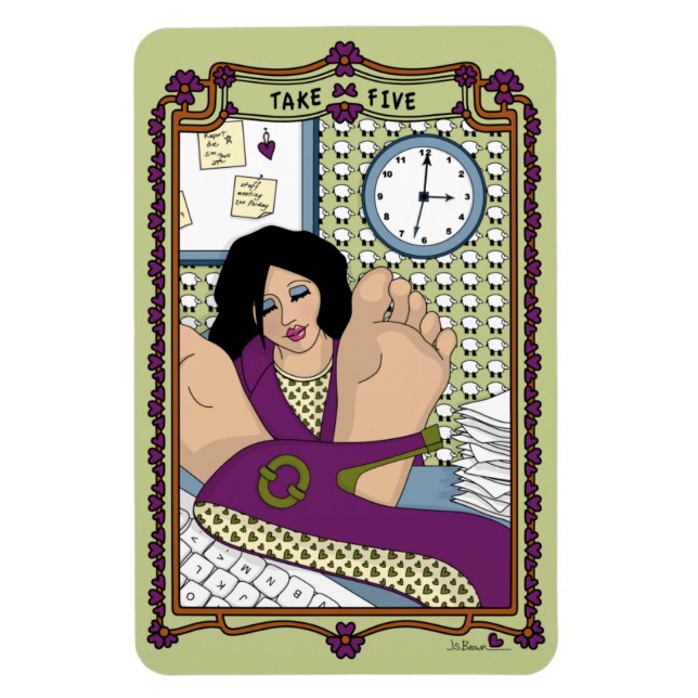 Ímã Tomar Frigorífico Cinco_A_4x6 (Vertical)