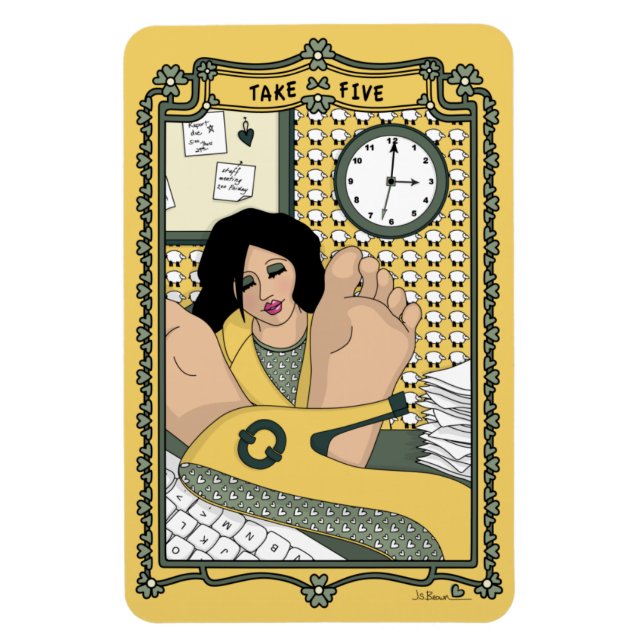 Ímã Tomar Frigorífico Cinco_C_4x6 (Vertical)