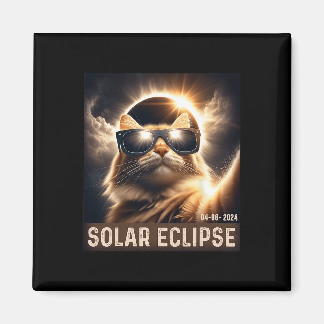 Imã Tomar Uma Selfie Com O Eclipse Solar 2024 Vestindo (Frente)