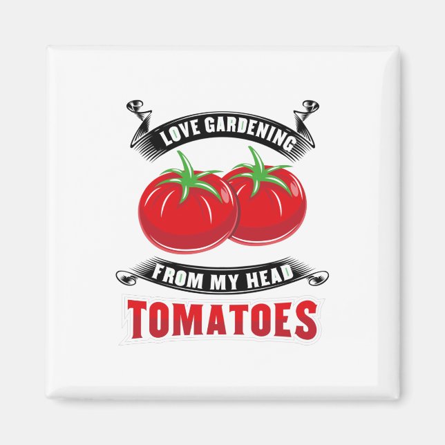 Imã Tomate de jardinagem Tomatohead (Frente)