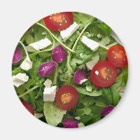Tomates de salada de jardim e queijo Feta