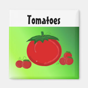 Imã Tomates vermelhos suculentos