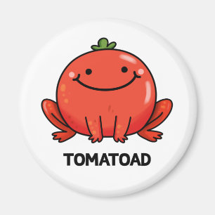 Imã Tomatoad Engraçado Tomate Toad Pun