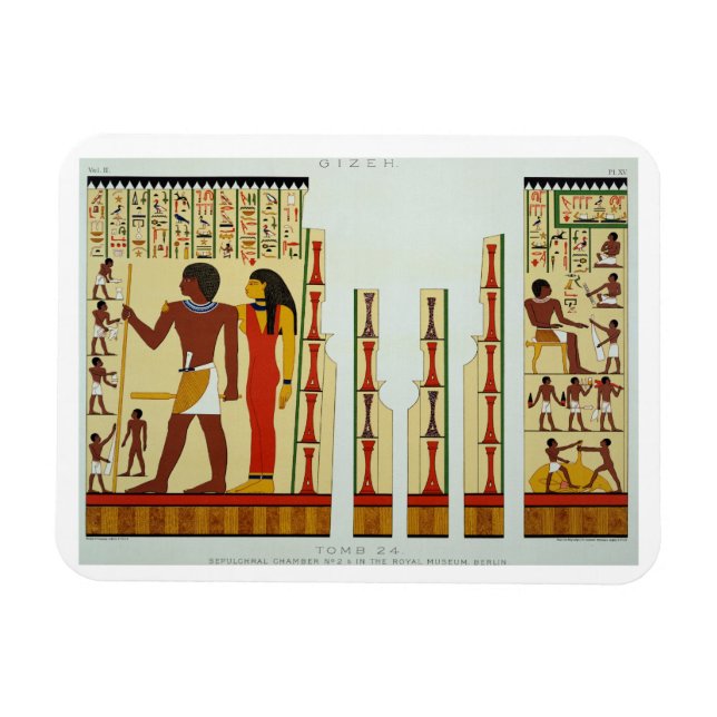 Ímã Tomb 24, Seção Sepulchral nº 2, de Gizeh, Vol (Horizontal)