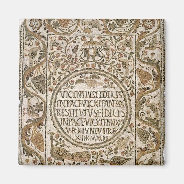 Imã Tombstone com epitáfio (Frente)