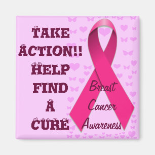 Imã Tome a ação, cancro da mama Awareness_