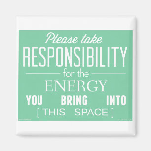 Imã Tome por favor a responsabilidade para a energia