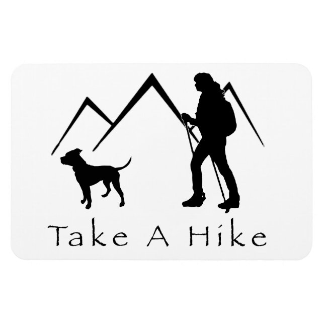 Ímã Tome um Hike Magnet-Pitbull/Mountain (Horizontal)