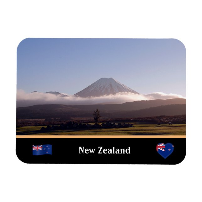 Ímã Tongariro, Vulcano e Nova Zelândia/Magnet Aotearoa (Horizontal)