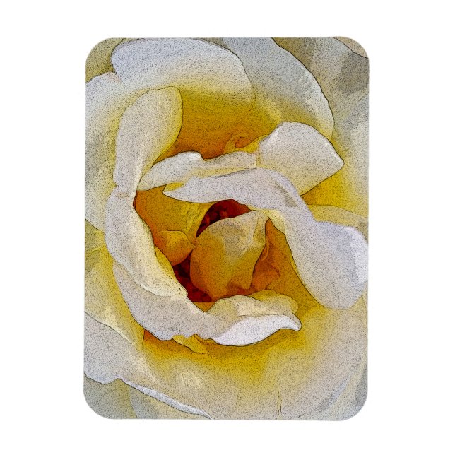 Ímã tons de branco a amarelo (Vertical)