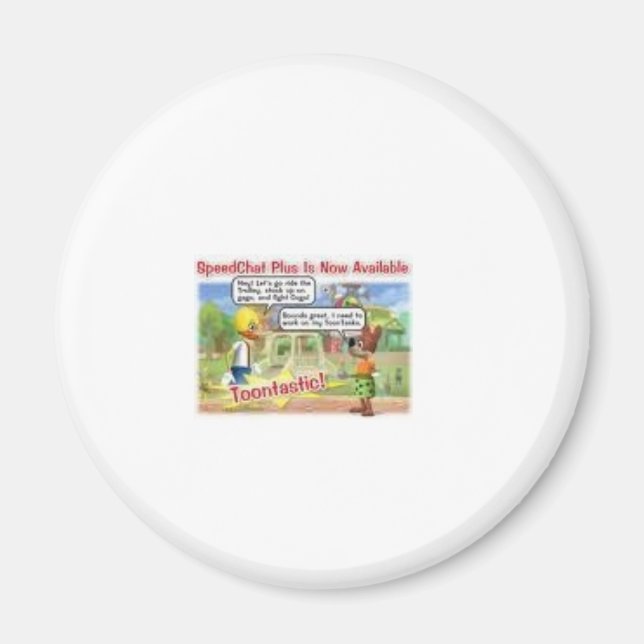 Imã toontown, você já chega? (Frente)