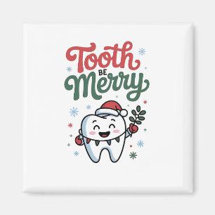 Imã Tooth Be Dental Dentist Feliz Natal Xmas
