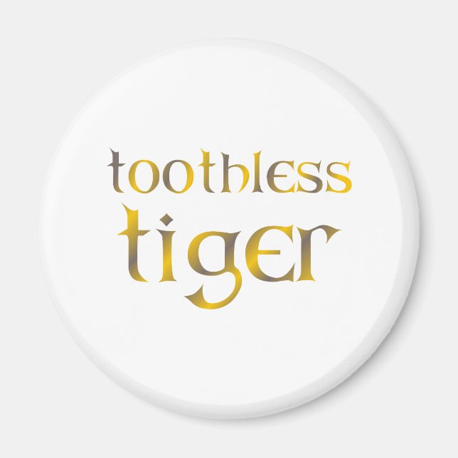 Imã toothless tigres (Frente)