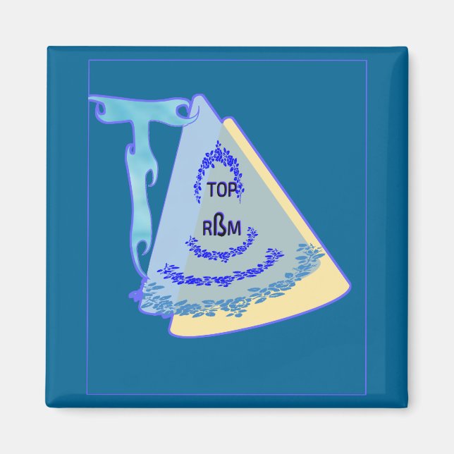 IMÃ TOP_MODERN_BLUE_SO CUTE (Frente)