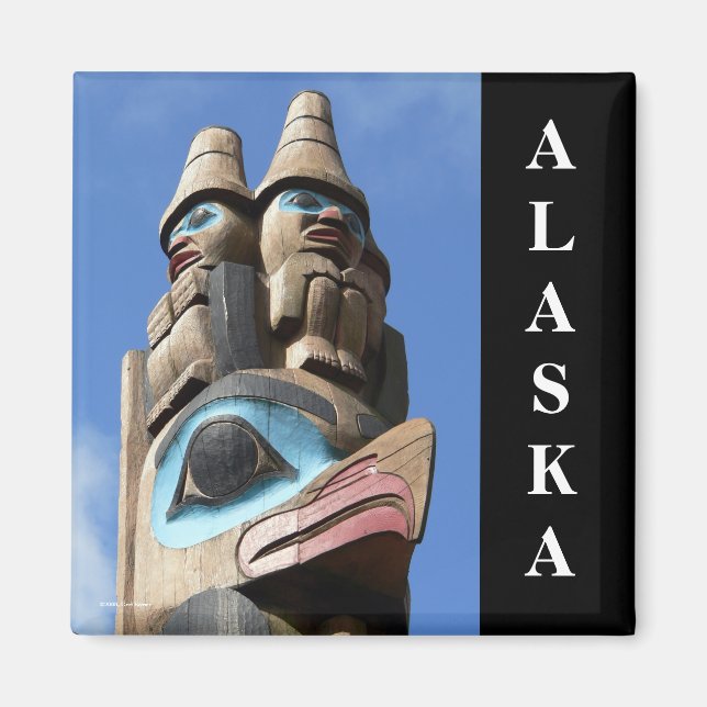 Imã Top of the World Alaska Magnet (Frente)