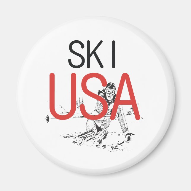 Imã TOP Ski USA (Frente)