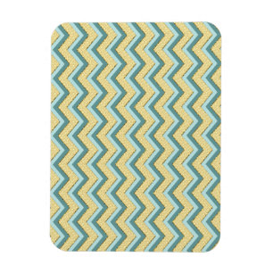 Ímã Topaz Glitter Chevron Pattern